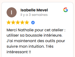 avis d'isabelle mevel suite atelier groupe décisions alignées