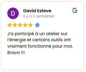 avis de David Esteve suite atelier groupe