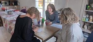 atelier animé par Nathalie Bouvier à Brocéliande