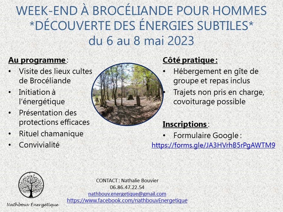 retraite hommes brocéliande 2023